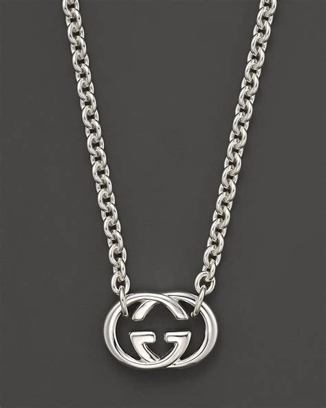 mens gucci necklace sale|gucci silver britt necklace men's.